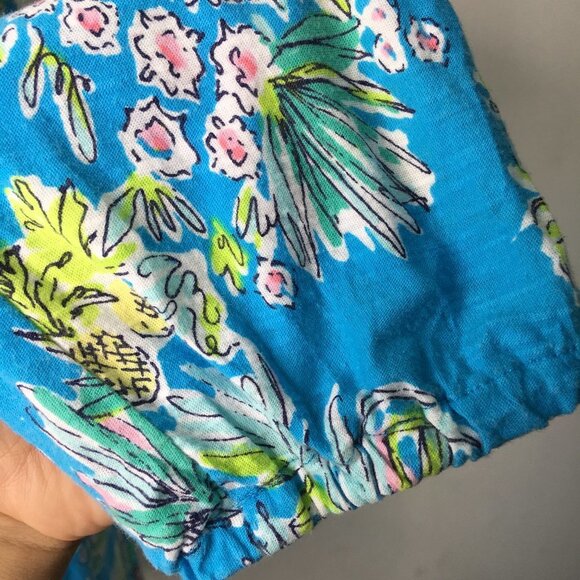 Lilly Pulitzer 24965 Mandy V Neck Jungle Toile Glam Tunic Shirt Size Medium - Picture 13 of 16